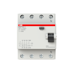 BMFW425/AC100  RCCB 25A/4P/100MA