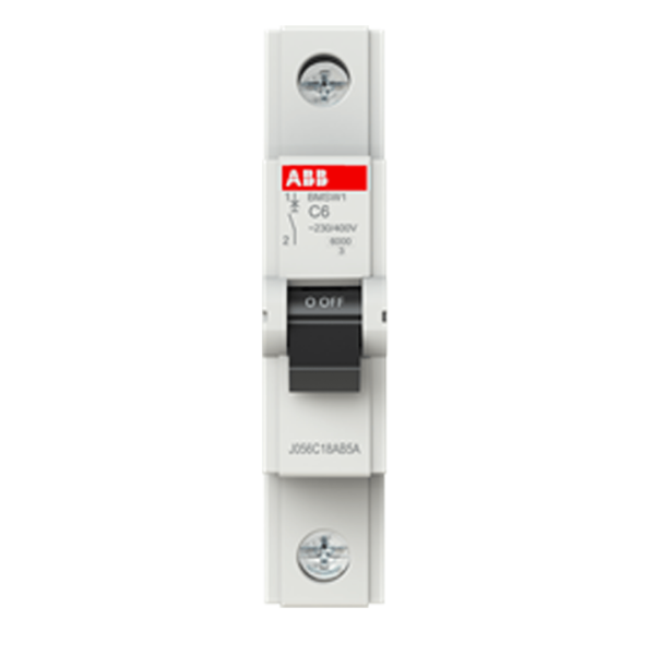 BMSW1C06  6Amp SP MCB 6KA