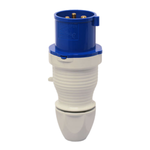 Plug 32A 3P 6h with external cable gland